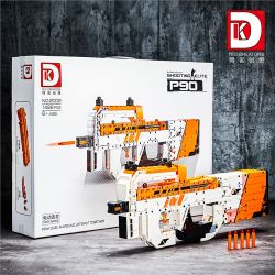 DK 2002 non  SÚNG TIỂU LIÊN P90 CỦA BỈ bộ đồ chơi xếp lắp ráp ghép mô hình  Kỹ Thuật Công Nghệ Cao Mô Hình Phương Tiện 1426 khối