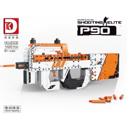 DK 2002 non  SÚNG TIỂU LIÊN P90 CỦA BỈ bộ đồ chơi xếp lắp ráp ghép mô hình  Kỹ Thuật Công Nghệ Cao Mô Hình Phương Tiện 1426 khối
