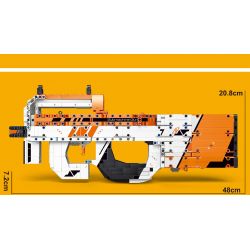 DK 2002 non  SÚNG TIỂU LIÊN P90 CỦA BỈ bộ đồ chơi xếp lắp ráp ghép mô hình  Kỹ Thuật Công Nghệ Cao Mô Hình Phương Tiện 1426 khối