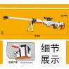 DK 2003 non  SÚNG BẮN TỈA AWP bộ đồ chơi xếp lắp ráp ghép mô hình  Kỹ Thuật Công Nghệ Cao Mô Hình Phương Tiện 1716 khối