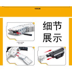 DK 2004 non  SÚNG CARBINE COLT M4A1 CỦA MỸ bộ đồ chơi xếp lắp ráp ghép mô hình  Kỹ Thuật Công Nghệ Cao Mô Hình Phương Tiện 1988 khối