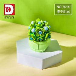 DK 3014 non  CỬA HÀNG HOA CÂY CẢNH GIỜ THANH NINH bộ đồ chơi xếp lắp ráp ghép mô hình Flowers 95 khối