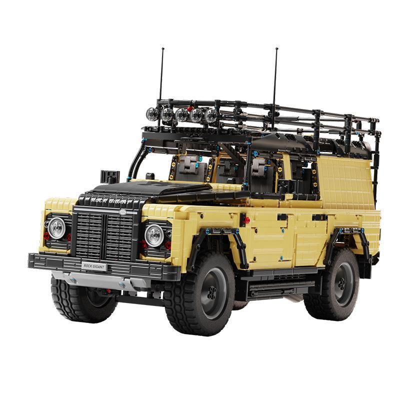 HAPPY BUILD PANGU YC-23029 23029 YC23029 non  HỘI THẢO YUJI LAND ROVER DEFENDER tỷ lệ 1:8 bộ đồ chơi xếp lắp ráp ghép mô hình ROCK GLGAN OFF-ROAD VEHICLE 3380 khối