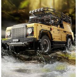 HAPPY BUILD PANGU YC-23029 23029 YC23029 non  HỘI THẢO YUJI LAND ROVER DEFENDER tỷ lệ 1:8 bộ đồ chơi xếp lắp ráp ghép mô hình ROCK GLGAN OFF-ROAD VEHICLE 3380 khối