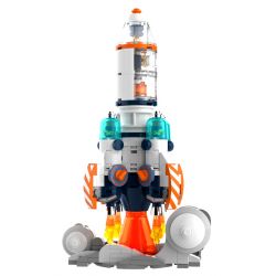 JAKI JK8508 8508 non  SPACE FUN TÊN LỬA THÁM HIỂM MẶT TRĂNG KHÔNG GIAN bộ đồ chơi xếp lắp ráp ghép mô hình SPACE EXPLORATION ROCKET