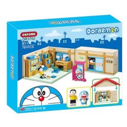 OXFORD DR3702 3702 non  PHÒNG CỦA DOREMON VÀ NOBI NOBITA bộ đồ chơi xếp lắp ráp ghép mô hình Movie & Game DORAEMON NOBITA'S ROOM Phim Và Trò Chơi 781 khối
