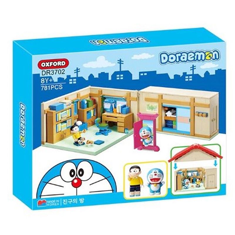 OXFORD DR3702 3702 non  PHÒNG CỦA DOREMON VÀ NOBI NOBITA bộ đồ chơi xếp lắp ráp ghép mô hình Movie & Game DORAEMON NOBITA'S ROOM Phim Và Trò Chơi 781 khối
