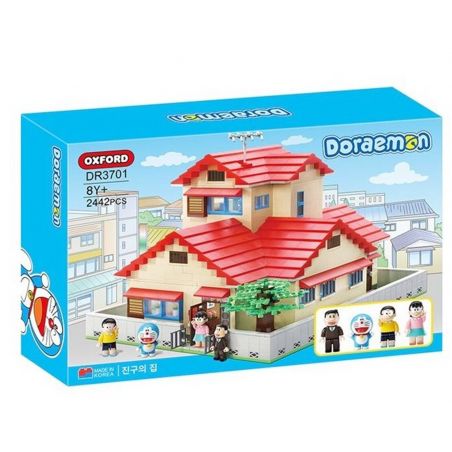 OXFORD DR3701 3701 non  NGÔI NHÀ CỦA DOREMON bộ đồ chơi xếp lắp ráp ghép mô hình Movie & Game DORAEMON HOUSE Phim Và Trò Chơi 2442 khối