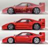 REBRICKABLE MOC-140629 140629 MOC140629 SMALL ANGLE X001 non  FERRARI F40 tỷ lệ 1:8 bộ đồ chơi xếp lắp ráp ghép mô hình  Kỹ Thuật Công Nghệ Cao Mô Hình Phương Tiện 3666 khối