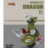 SMALL ANGLE JD001 non  XE ĐẠP MỘT BÁNH bộ đồ chơi xếp lắp ráp ghép mô hình DRAGON MOTOBCYCLE 585 khối