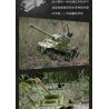 DECOOL BRICKCOOL 3908 non  XE TĂNG ĐIỀU KHIỂN TỪ XA M4A3 bộ đồ chơi xếp lắp ráp ghép mô hình Military Army M4A3 REMOTE CONTROL TANK Quân Sự Bộ Đội 677 khối