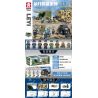 LE YI 83008 non  LỀU TIỀN TUYẾN 4 LOẠI bộ đồ chơi xếp lắp ráp ghép mô hình Military Army Quân Sự Bộ Đội