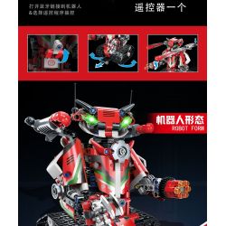 YONG LEXING 11036 non  LẬP TRÌNH ROBOT bộ đồ chơi xếp lắp ráp ghép mô hình  Kỹ Thuật Công Nghệ Cao Mô Hình Phương Tiện 703 khối