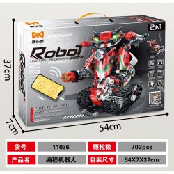 YONG LEXING 11036 non  LẬP TRÌNH ROBOT bộ đồ chơi xếp lắp ráp ghép mô hình  Kỹ Thuật Công Nghệ Cao Mô Hình Phương Tiện 703 khối