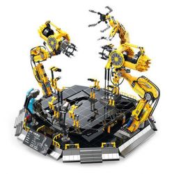 991-1 non  BỆ THÁO DỠ GIÁP MK-4 bộ đồ chơi xếp lắp ráp ghép mô hình Marvel Super Heroes HULKBUSERS Siêu Anh Hùng Marvel 3328 khối