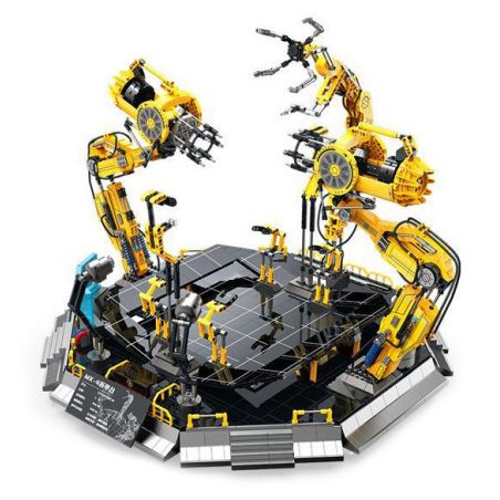 991-1 non  BỆ THÁO DỠ GIÁP MK-4 bộ đồ chơi xếp lắp ráp ghép mô hình Marvel Super Heroes HULKBUSERS Siêu Anh Hùng Marvel 3328 khối