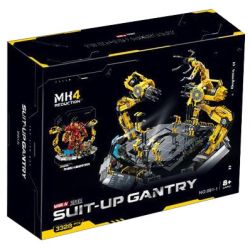 991-1 non  BỆ THÁO DỠ GIÁP MK-4 bộ đồ chơi xếp lắp ráp ghép mô hình Marvel Super Heroes HULKBUSERS Siêu Anh Hùng Marvel 3328 khối