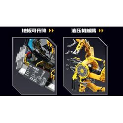 991-1 non  BỆ THÁO DỠ GIÁP MK-4 bộ đồ chơi xếp lắp ráp ghép mô hình Marvel Super Heroes HULKBUSERS Siêu Anh Hùng Marvel 3328 khối