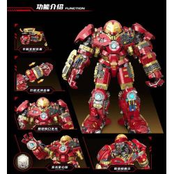 991 non  MK44 PHIÊN BẢN HƯ HỎNG CHIẾN ĐẤU bộ đồ chơi xếp lắp ráp ghép mô hình Marvel Super Heroes HULKBUSERS Siêu Anh Hùng Marvel 4620 khối