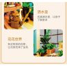 Kazi KY10011 10011 non  CĂN PHÒNG HOA ẤM ÁP bộ đồ chơi xếp lắp ráp ghép mô hình Girl FLOWER SHOP Con Gái 2079 khối