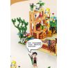 Kazi KY10011 10011 non  CĂN PHÒNG HOA ẤM ÁP bộ đồ chơi xếp lắp ráp ghép mô hình Girl FLOWER SHOP Con Gái 2079 khối