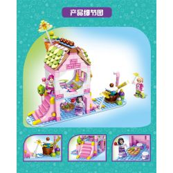 FORANGE FC3506 3506 non  NGÔI NHÀ MƠ ƯỚC TRÁNG MIỆNG bộ đồ chơi xếp lắp ráp ghép mô hình Girl DREAM HOUSE Con Gái 425 khối