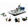 GUDI 8027 non  TÀU ĐỆM KHÍ ZUBR BISON bộ đồ chơi xếp lắp ráp ghép mô hình Military Army THE BISON HOVERCRAFT Quân Sự Bộ Đội 928 khối