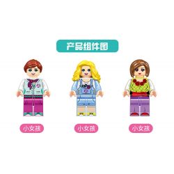 FORANGE FC3504 3504 non  NGÔI NHÀ MƠ ƯỚC HOA bộ đồ chơi xếp lắp ráp ghép mô hình Girl DREAM HOUSE Con Gái 496 khối