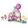 FORANGE FC3503 3503 non  NGÔI NHÀ MƠ ƯỚC KẸO MÚT bộ đồ chơi xếp lắp ráp ghép mô hình Girl DREAM HOUSE Con Gái 520 khối