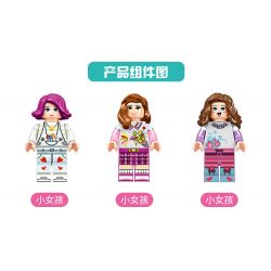 FORANGE FC3503 3503 non  NGÔI NHÀ MƠ ƯỚC KẸO MÚT bộ đồ chơi xếp lắp ráp ghép mô hình Girl DREAM HOUSE Con Gái 520 khối