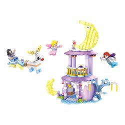 FORANGE FC3505 3505 non  NGÔI NHÀ MƠ ƯỚC MẶT TRĂNG bộ đồ chơi xếp lắp ráp ghép mô hình Girl DREAM HOUSE Con Gái 270 khối