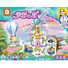 FORANGE FC3507 3507 non  NGÔI NHÀ MƠ ƯỚC CỐI XAY GIÓ bộ đồ chơi xếp lắp ráp ghép mô hình Girl DREAM HOUSE Con Gái 620 khối