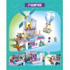 FORANGE FC3507 3507 non  NGÔI NHÀ MƠ ƯỚC CỐI XAY GIÓ bộ đồ chơi xếp lắp ráp ghép mô hình Girl DREAM HOUSE Con Gái 620 khối