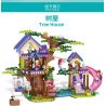 FORANGE FC3512 3512 non  NGÔI NHÀ MƠ ƯỚC TRÊN CÂY bộ đồ chơi xếp lắp ráp ghép mô hình Girl DREAM HOUSE Con Gái 764 khối