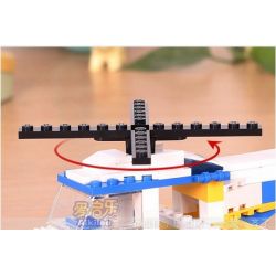 GUDI 8109A Xếp hình kiểu  CREATOR 3 IN 1 Helicopter Transform Armored Vehicles, Rocket Ship Trực Thăng Biến Hình Xe Bọc Thép, Tàu Tên Lửa 145 khối