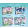 FORANGE FC3512 3512 non  NGÔI NHÀ MƠ ƯỚC TRÊN CÂY bộ đồ chơi xếp lắp ráp ghép mô hình Girl DREAM HOUSE Con Gái 764 khối