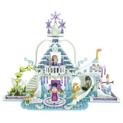 FORANGE FC3509 3509 non  NGÔI NHÀ MƠ ƯỚC PHA LÊ bộ đồ chơi xếp lắp ráp ghép mô hình Girl DREAM HOUSE Con Gái 724 khối