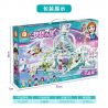 FORANGE FC3509 3509 non  NGÔI NHÀ MƠ ƯỚC PHA LÊ bộ đồ chơi xếp lắp ráp ghép mô hình Girl DREAM HOUSE Con Gái 724 khối