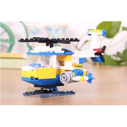 GUDI 8109A Xếp hình kiểu  CREATOR 3 IN 1 Helicopter Transform Armored Vehicles, Rocket Ship Trực Thăng Biến Hình Xe Bọc Thép, Tàu Tên Lửa 145 khối