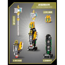 TANK 9206 non  CHIẾN BINH bộ đồ chơi xếp lắp ráp ghép mô hình Movie & Game SHARP WARRIOR Phim Và Trò Chơi 2762 khối