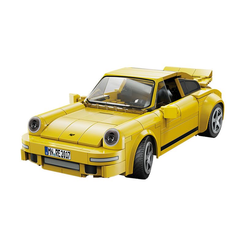 CADA DOUBLEE C51079 51079 non  RUF CTR 2017 XE THỂ THAO CHIM VÀNG tỷ lệ 1:20 bộ đồ chơi xếp lắp ráp ghép mô hình Speed Champions Racing Cars RUF CTR 2017 YELLOWBIRD Đua Xe Công Thức 222 khối