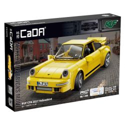CADA DOUBLEE C51079 51079 non  RUF CTR 2017 XE THỂ THAO CHIM VÀNG tỷ lệ 1:20 bộ đồ chơi xếp lắp ráp ghép mô hình Speed Champions Racing Cars RUF CTR 2017 YELLOWBIRD Đua Xe Công Thức 222 khối