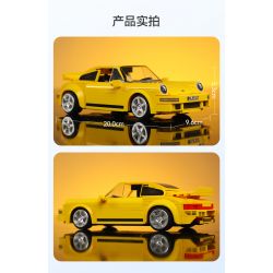 CADA DOUBLEE C51079 51079 non  RUF CTR 2017 XE THỂ THAO CHIM VÀNG tỷ lệ 1:20 bộ đồ chơi xếp lắp ráp ghép mô hình Speed Champions Racing Cars RUF CTR 2017 YELLOWBIRD Đua Xe Công Thức 222 khối