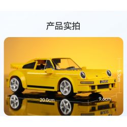 CADA DOUBLEE C51079 51079 non  RUF CTR 2017 XE THỂ THAO CHIM VÀNG tỷ lệ 1:20 bộ đồ chơi xếp lắp ráp ghép mô hình Speed Champions Racing Cars RUF CTR 2017 YELLOWBIRD Đua Xe Công Thức 222 khối