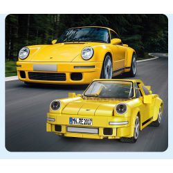 CADA DOUBLEE C51079 51079 non  RUF CTR 2017 XE THỂ THAO CHIM VÀNG tỷ lệ 1:20 bộ đồ chơi xếp lắp ráp ghép mô hình Speed Champions Racing Cars RUF CTR 2017 YELLOWBIRD Đua Xe Công Thức 222 khối