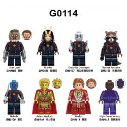 G BRAND GH0105 0105 GH0106 0106 GH0107 0107 GH0108 0108 GH0109 0109 GH0110 0110 GH0111 0111 GH0112 0112 G0114 0114 non  GUARDIANS OF THE GALAXY 3 MINIFIGURES 8 LOẠI bộ đồ chơi xếp lắp ráp ghép mô hình Marvel Super Heroes GUARDIANS OF THE GALAXY VOL. 3 Siêu Anh Hùng Marvel