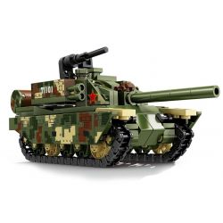 Kazi KY84151 84151 non  TRANG BỊ HIỆN ĐẠI XE TĂNG CHIẾN ĐẤU CHỦ LỰC 99A bộ đồ chơi xếp lắp ráp ghép mô hình Military Army MODEN EQUIPMENT Quân Sự Bộ Đội 286 khối