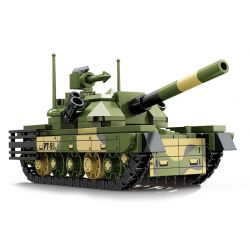 Kazi KY84147 84147 non  TRANG BỊ HIỆN ĐẠI XE TĂNG CHIẾN ĐẤU CHỦ LỰC PT-91 bộ đồ chơi xếp lắp ráp ghép mô hình Military Army MODEN EQUIPMENT Quân Sự Bộ Đội 285 khối