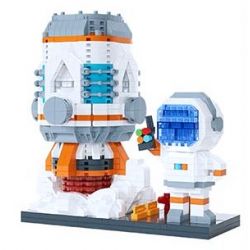 MOYU BLOCK MY95057 95057 non  HỘP ĐỰNG BÚT TÊN LỬA KHÔNG GIAN bộ đồ chơi xếp lắp ráp ghép mô hình 1031 khối