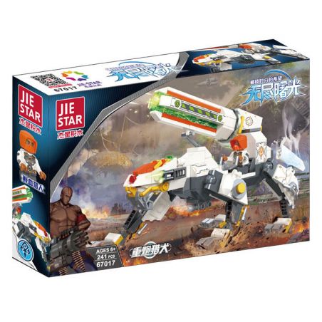 JIESTAR 67017 non  BÌNH MINH BẤT TẬN CHÓ SĂN PHÁO BINH bộ đồ chơi xếp lắp ráp ghép mô hình ENDLESS DAWN 241 khối